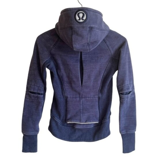 Lululemon Cycling / Biking Scuba Hoodie Size 2 Blue Special Edition - Picture 6 of 15